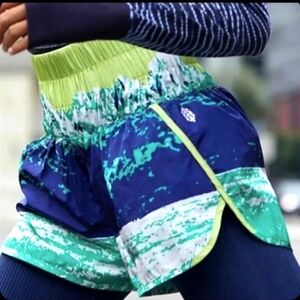 🏔 FP Movement Free People Running Athletic Shorts Mountains The Way Home